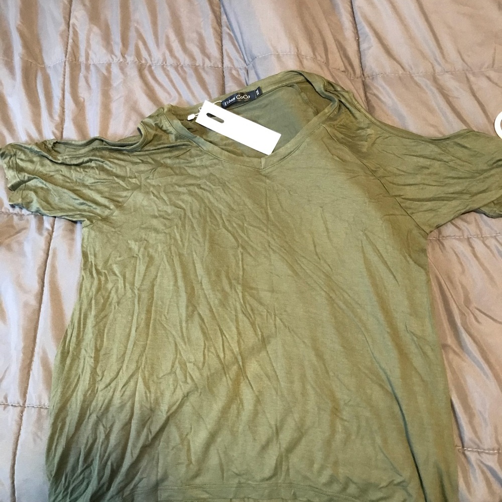 Green dress top